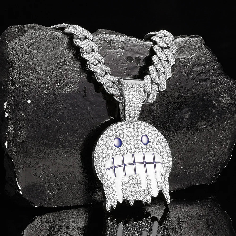 Collier “🥶 Iced Drip Smiley”