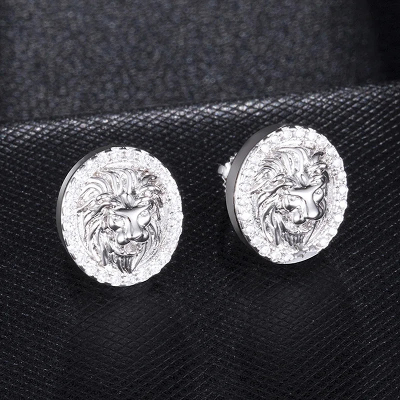 Boucles d’oreilles « Ice Lion »
