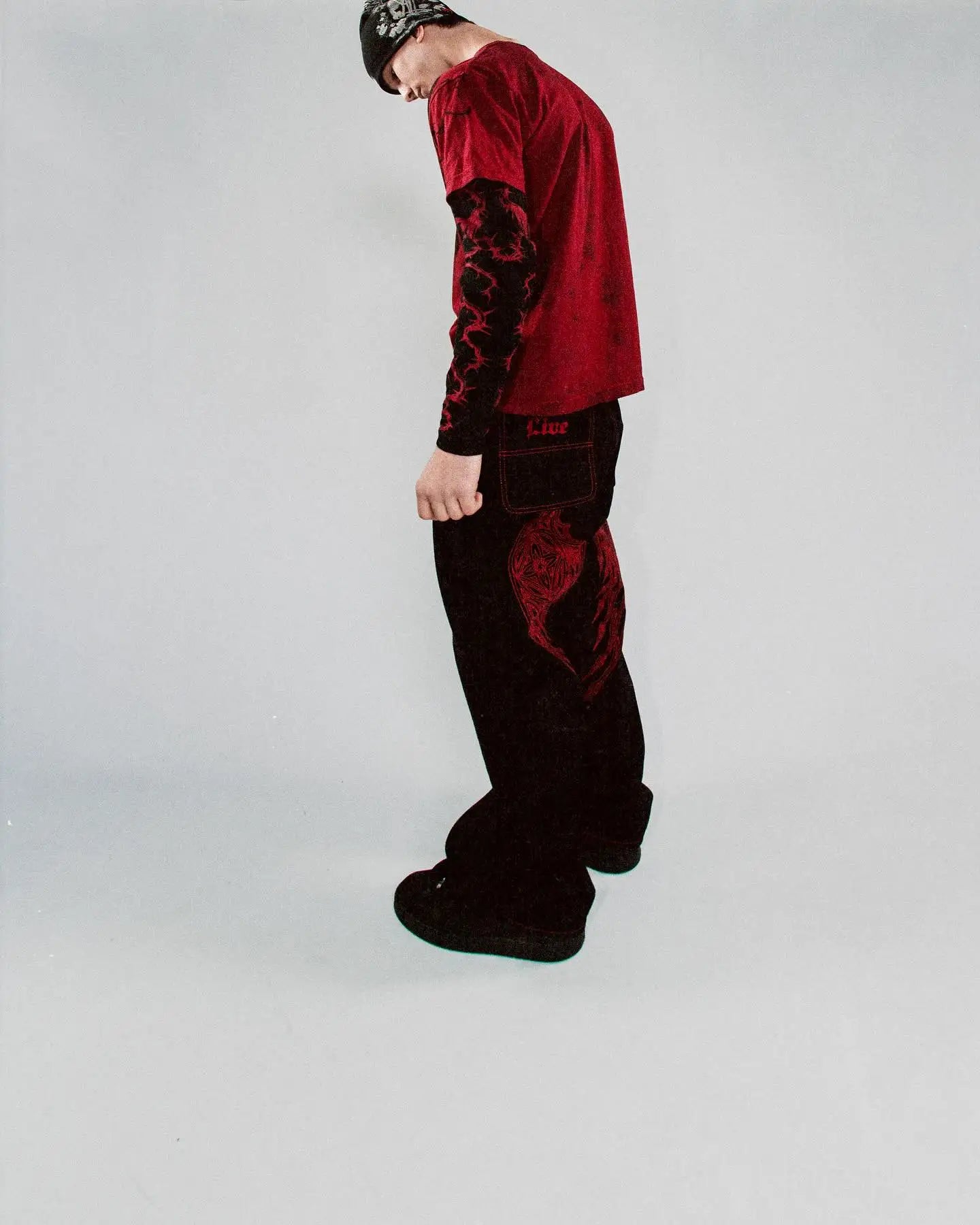 Baggy Denim Dark Design