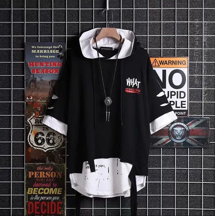 T-Shirt Oversize à Capuche