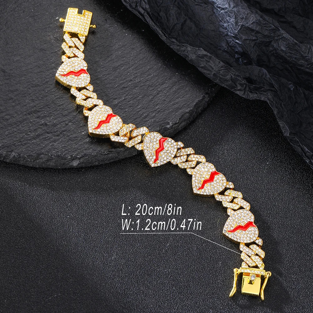 Chaîne & Bracelet Cubain« HeartBreaker »