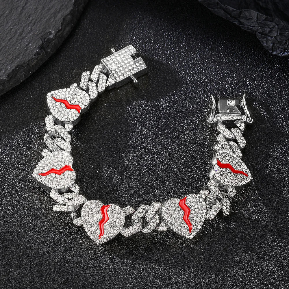 Chaîne & Bracelet Cubain« HeartBreaker »