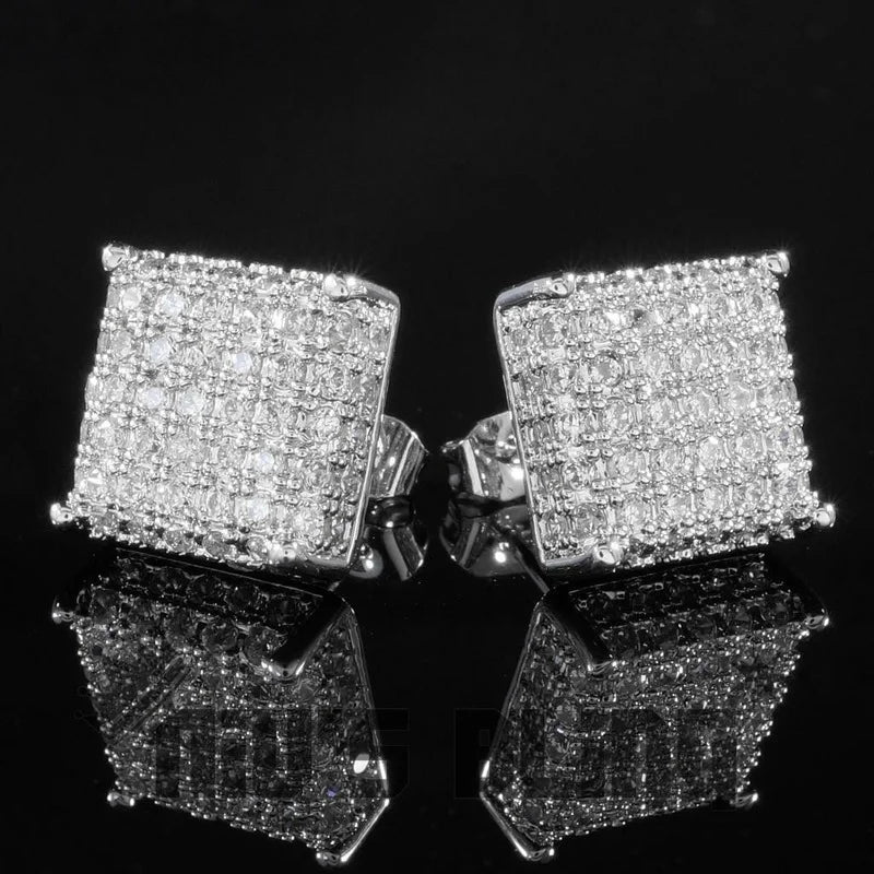 Boucles d’oreilles « Ice Square »