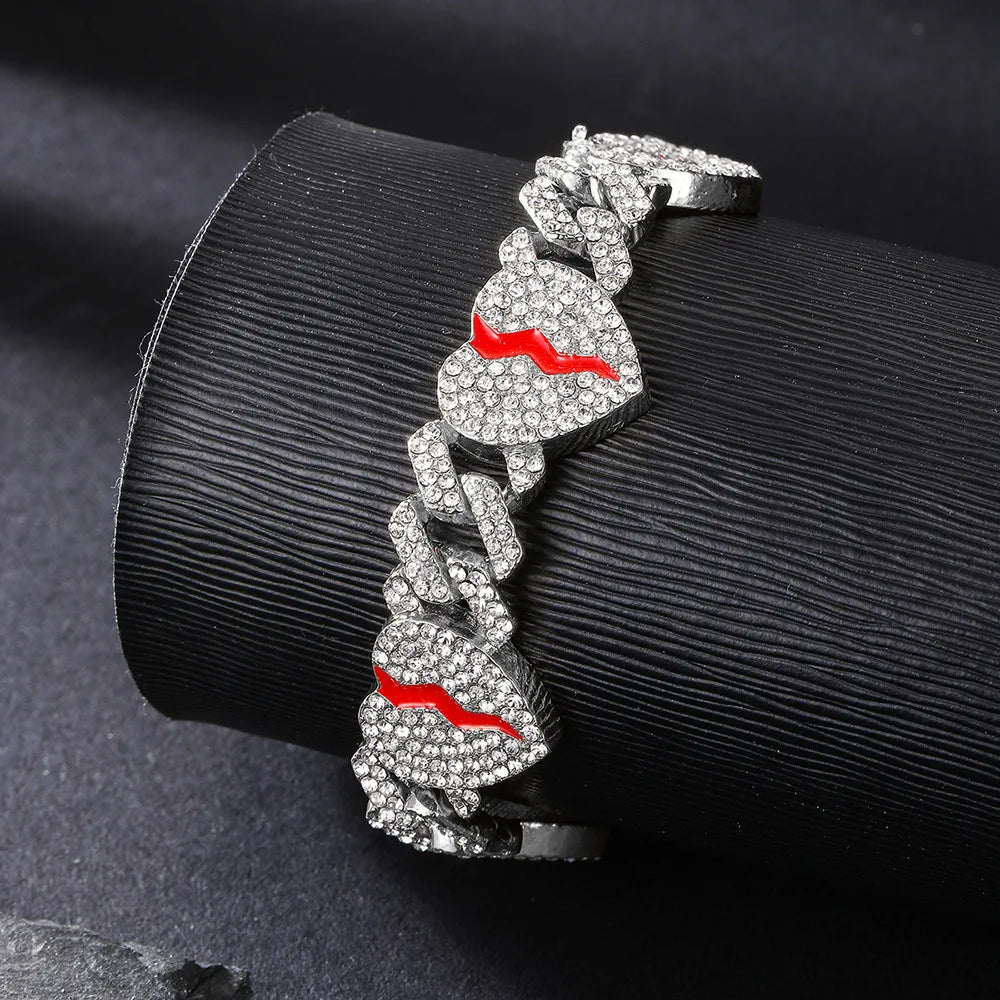 Chaîne & Bracelet Cubain« HeartBreaker »
