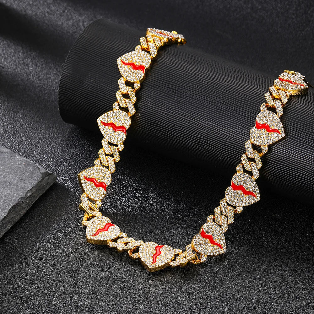 Chaîne & Bracelet Cubain« HeartBreaker »