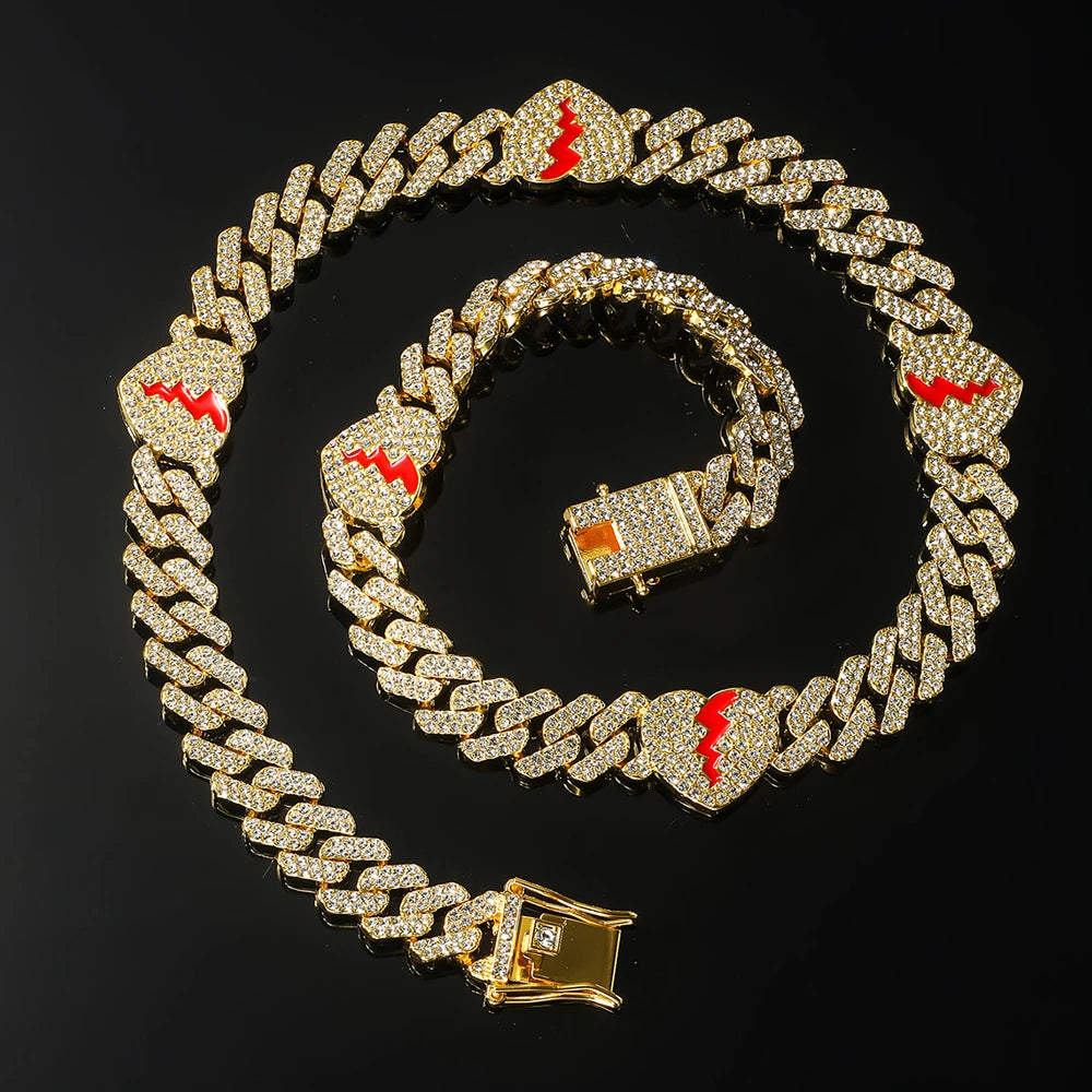 Chaîne & Bracelet Cubain« HeartBreaker »