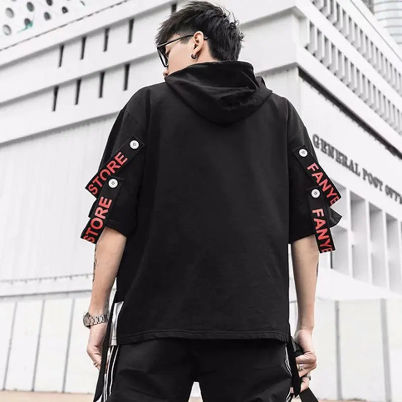 T-Shirt Oversize à Capuche