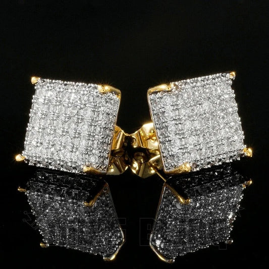 Boucles d’oreilles « Ice Square »