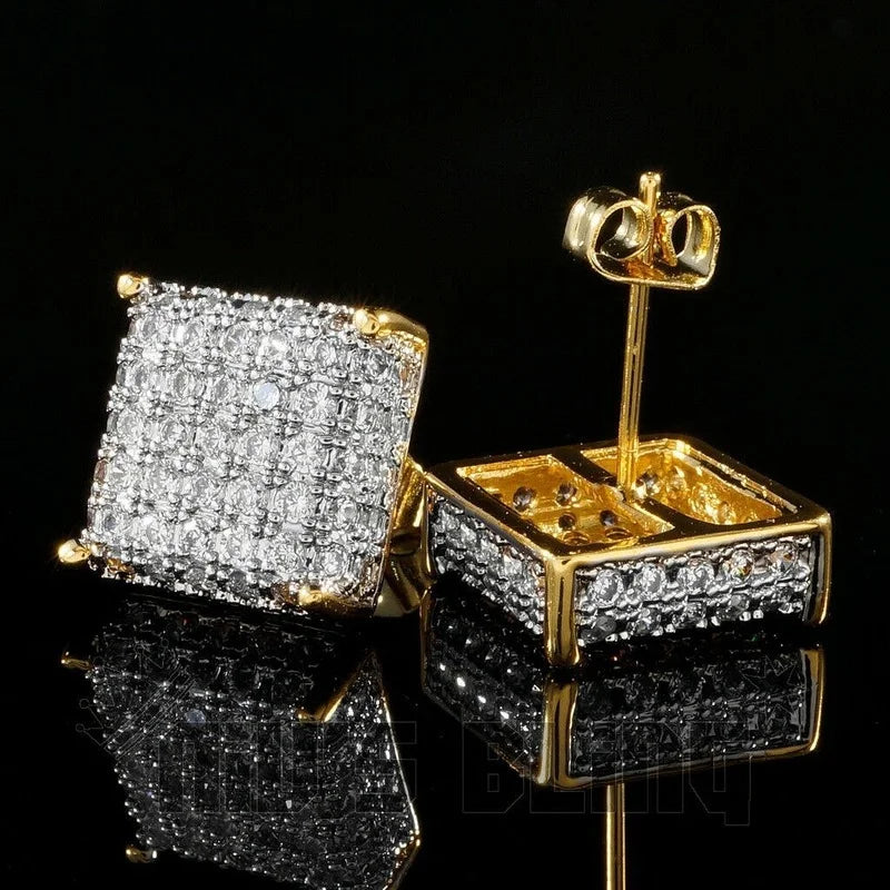 Boucles d’oreilles « Ice Square »