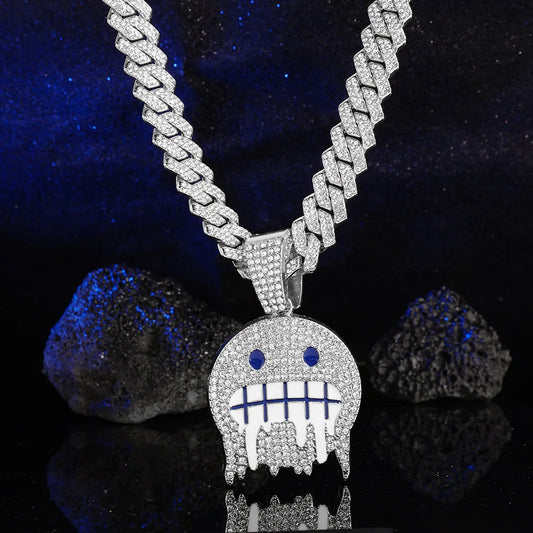 Collier “🥶 Iced Drip Smiley”